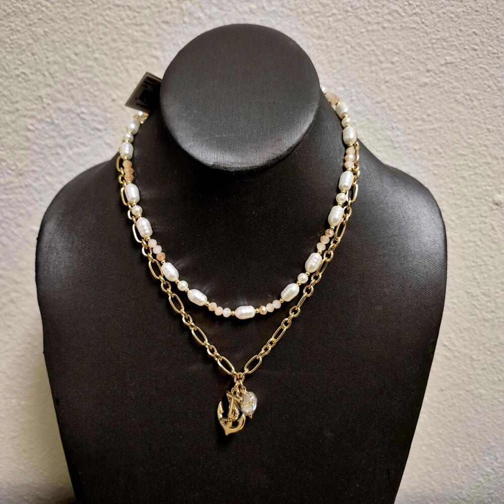 lonna & lilly Gold-Tone Sea Life Layered Pendant Necklace - Picture 2 of 3